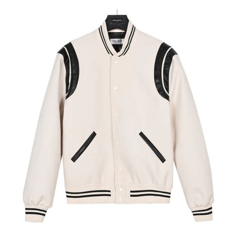 ysl teddy bomber jacket.